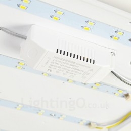 Designer Touch Decorative Modern Contemporary Flush Mount Ceiling Lights with Acrylic Shade