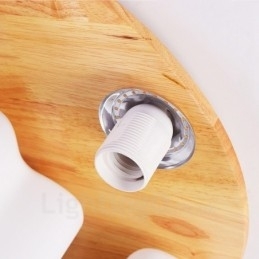 Designer Touch Decorative 3 Light Modern Contemporary Flush Mount Ceiling Lights with Glass Shade