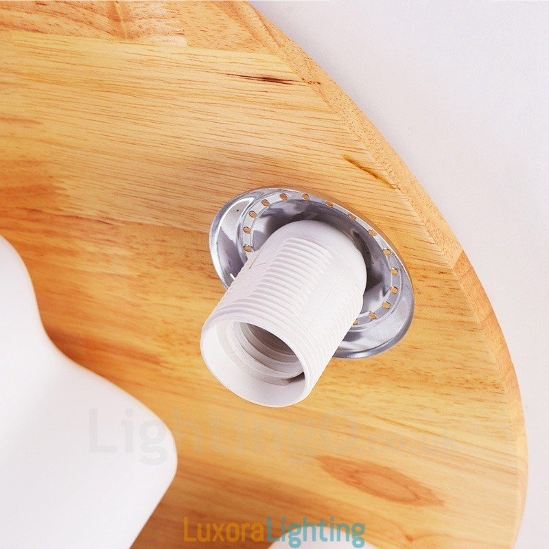 Designer Touch Decorative 3 Light Modern Contemporary Flush Mount Ceiling Lights with Glass Shade