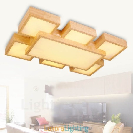 Designer Touch Decorative 6Modern Contemporary Nordic style Flush Mount Ceiling Lights with Acrylic Shade