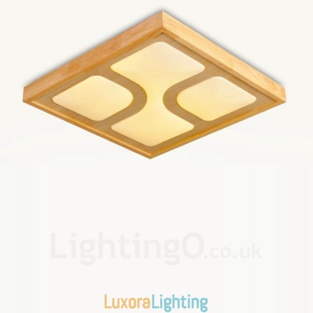 Designer Touch Decorative Modern Contemporary Flush Mount Ceiling Lights with Acrylic Shade