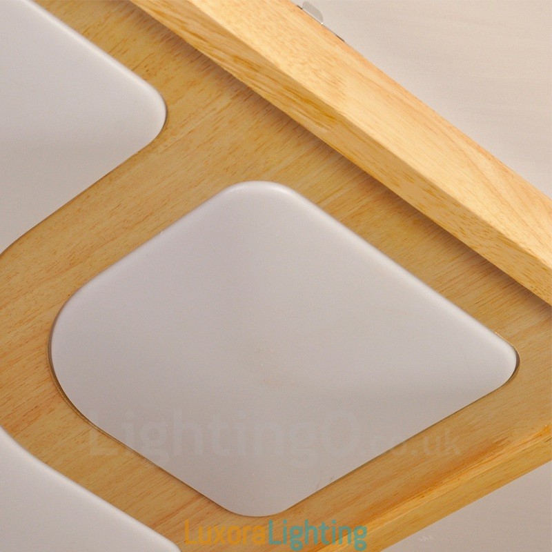 Designer Touch Decorative Modern Contemporary Flush Mount Ceiling Lights with Acrylic Shade