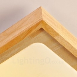 Designer Touch Decorative Modern Contemporary Flush Mount Ceiling Lights with Acrylic Shade