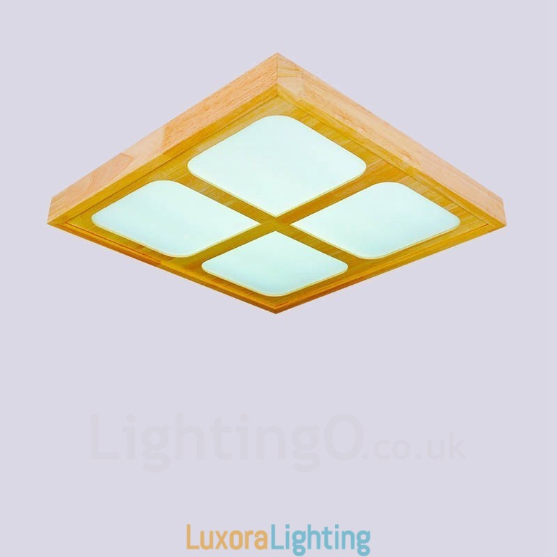 Designer Touch Decorative Modern Contemporary Flush Mount Ceiling Lights with Acrylic Shade