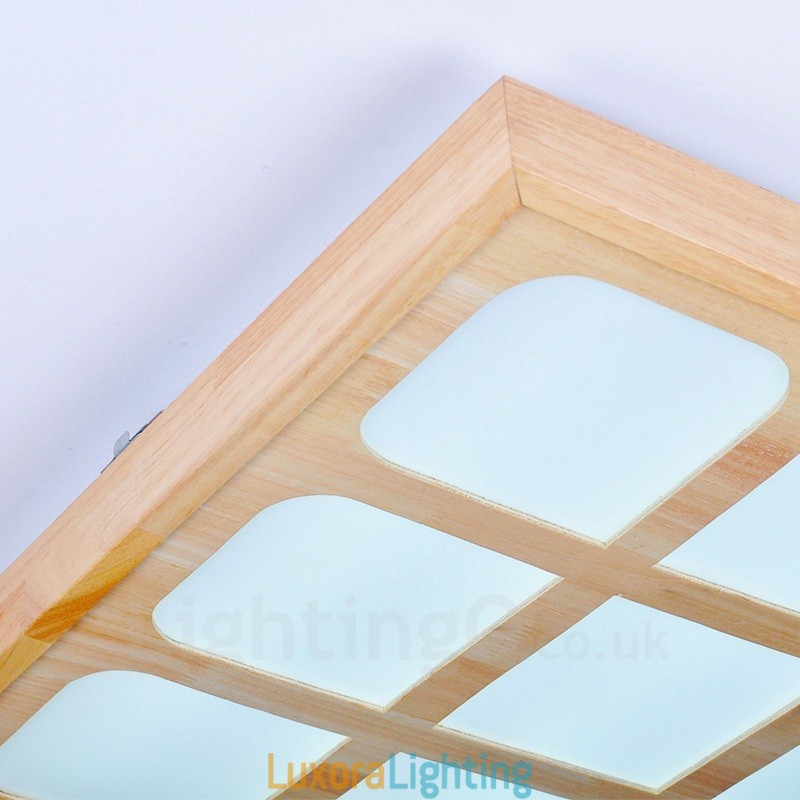 Designer Touch Decorative Modern Contemporary Flush Mount Ceiling Lights with Acrylic Shade