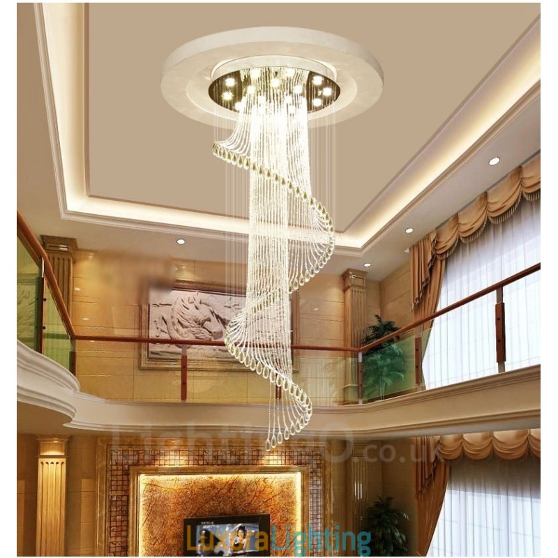 Designer Touch Decorative 15 Lights Modern Crystal Ceiling Pendant Light Indoor Chandelier Lighting Lamps Fixtures with Bulbs