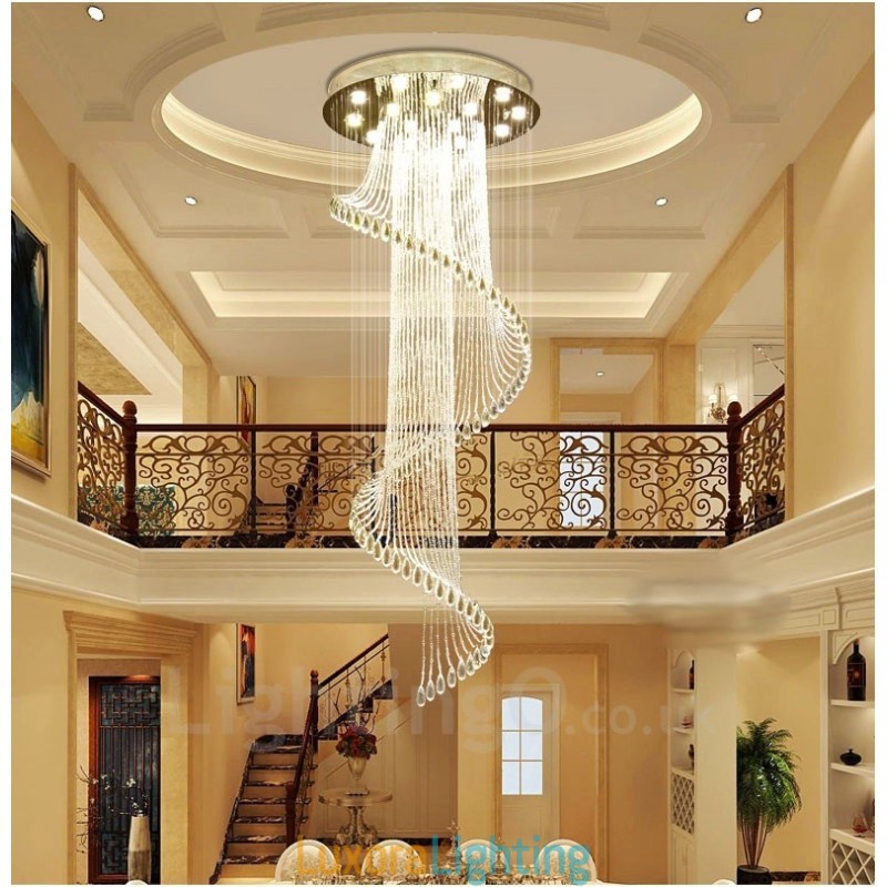 Designer Touch Decorative 15 Lights Modern Crystal Ceiling Pendant Light Indoor Chandelier Lighting Lamps Fixtures with Bulbs