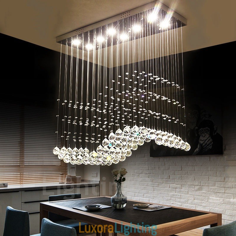 Designer Touch Decorative Modern Crystal Ceiling Pendant Light Indoor Chandelier Lighting Lamps Fixtures