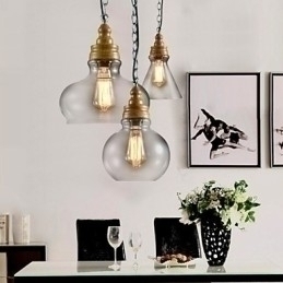 Designer Touch Decorative 3 Light Modern Contemporary Mini Style Metal Chandelier Pendant Light