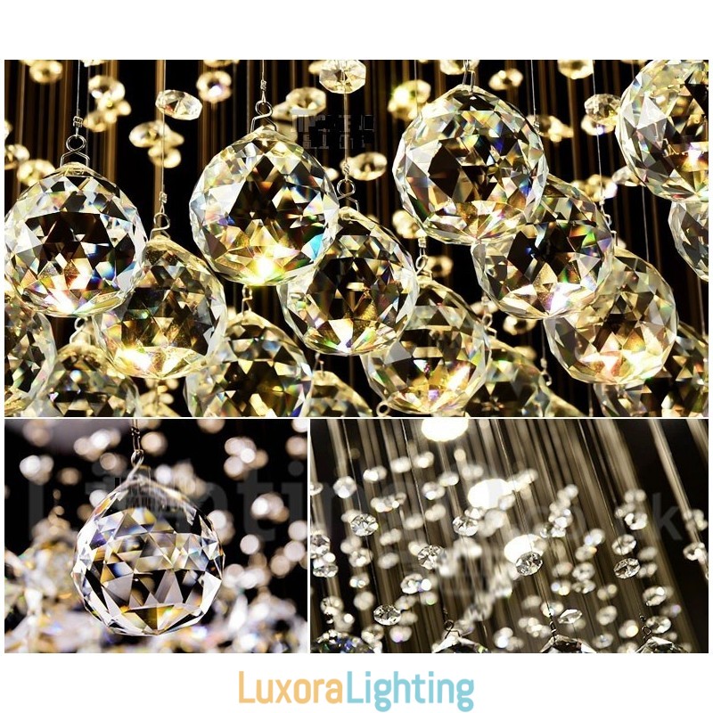 Designer Touch Decorative Modern Crystal Ceiling Pendant Light Indoor Chandelier Lighting Lamps Fixture