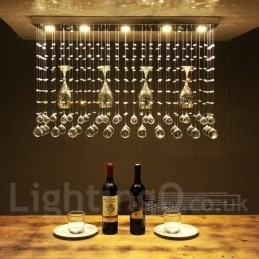 Designer Touch Decorative 5 Lights Modern Crystal Ceiling Pendant Light Indoor Chandelier Lighting Lamps Fixture