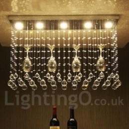 Designer Touch Decorative 5 Lights Modern Crystal Ceiling Pendant Light Indoor Chandelier Lighting Lamps Fixture