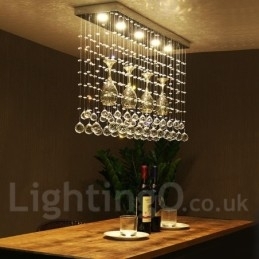 Designer Touch Decorative 5 Lights Modern Crystal Ceiling Pendant Light Indoor Chandelier Lighting Lamps Fixture