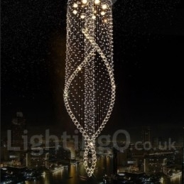Designer Touch Decorative Extra Large Modern Crystal Ceiling Pendant Light Indoor Chandelier Lighting Lamps Fixtures