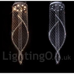 Designer Touch Decorative Extra Large Modern Crystal Ceiling Pendant Light Indoor Chandelier Lighting Lamps Fixtures