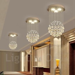 Designer Touch Decorative 3 Light Modern Crystal Ceiling Pendant Light Indoor Chandelier Lighting Lamps Fixtures