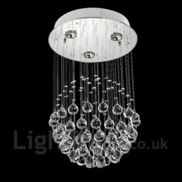 Designer Touch Decorative 3 Light Modern Crystal Ceiling Pendant Light Indoor Chandelier Lighting Lamps Fixtures