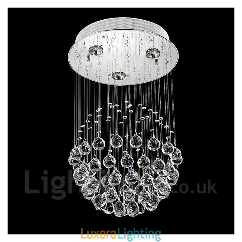 Designer Touch Decorative 3 Light Modern Crystal Ceiling Pendant Light Indoor Chandelier Lighting Lamps Fixtures
