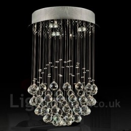 Designer Touch Decorative 3 Light Modern Crystal Ceiling Pendant Light Indoor Chandelier Lighting Lamps Fixtures