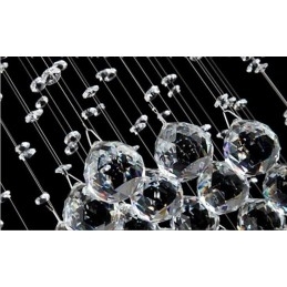 Designer Touch Decorative Extra Length 5 Meter Modern Crystal Ceiling Pendant Light Indoor Chandelier Lighting Lamps Fixtures