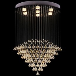 Designer Touch Decorative 7 Lights Modern Crystal Ceiling Pendant Light Indoor Chandelier Lighting Lamps Fixtures