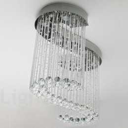 Designer Touch Decorative 6 Lights Modern Crystal Ceiling Pendant Light Indoor Chandelier Lighting Lamps Fixtures