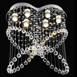 Designer Touch Decorative 6 Lights Modern Crystal Ceiling Pendant Light Indoor Chandelier Lighting Lamps Fixtures