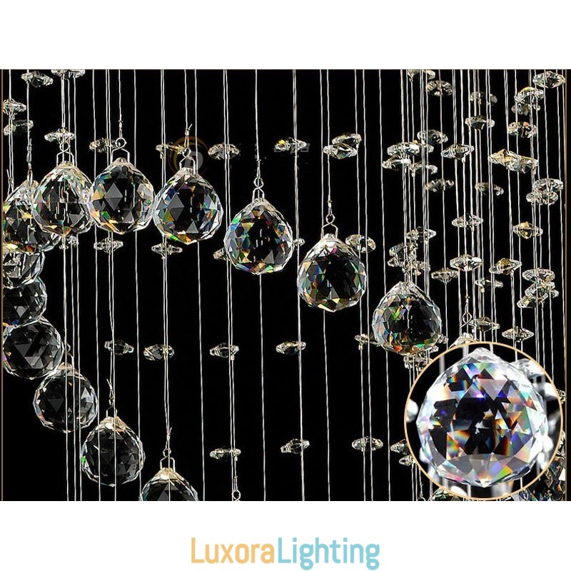 Designer Touch Decorative 6 Lights Modern Crystal Ceiling Pendant Light Indoor Chandelier Lighting Lamps Fixtures