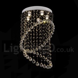 Designer Touch Decorative 5 Lights Modern Crystal Ceiling Pendant Light Indoor Chandelier Lighting Lamps Fixtures