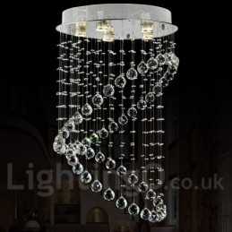 Designer Touch Decorative 5 Lights Modern Crystal Ceiling Pendant Light Indoor Chandelier Lighting Lamps Fixtures
