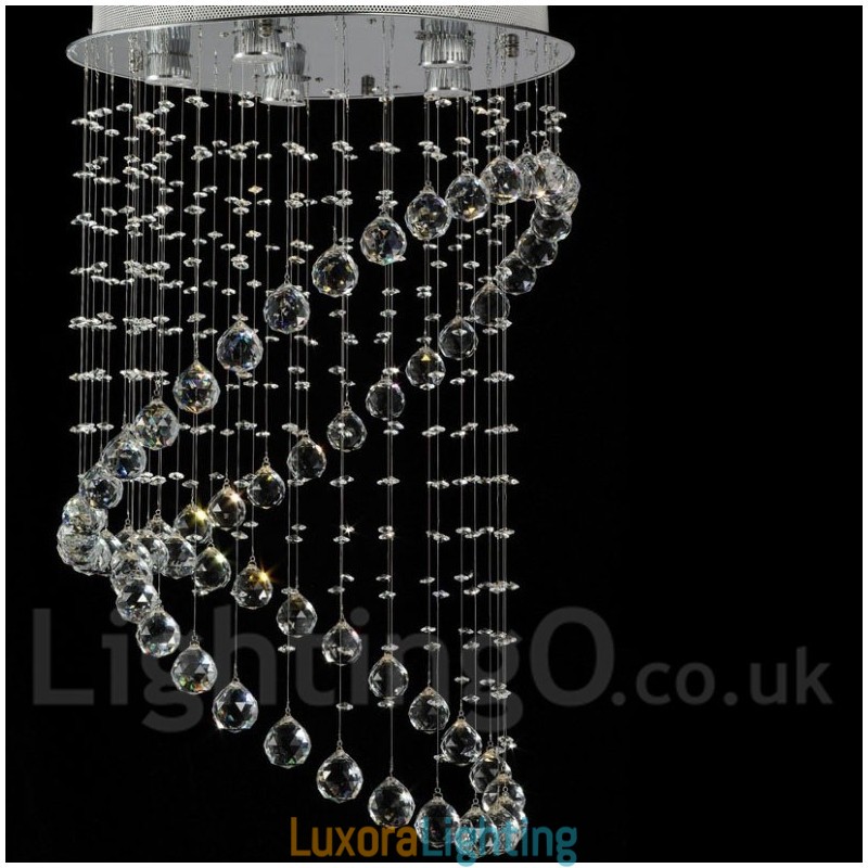 Designer Touch Decorative 5 Lights Modern Crystal Ceiling Pendant Light Indoor Chandelier Lighting Lamps Fixtures