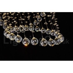 Designer Touch Decorative 5 Lights Modern Crystal Ceiling Pendant Light Indoor Chandelier Lighting Lamps Fixtures