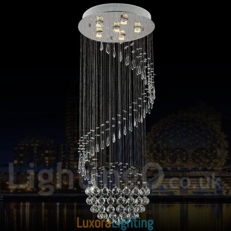 Designer Touch Decorative 6 Lights Modern Crystal Ceiling Pendant Light Indoor Chandelier Lighting Lamps Fixtures