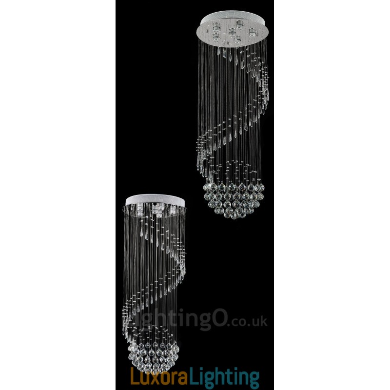 Designer Touch Decorative 6 Lights Modern Crystal Ceiling Pendant Light Indoor Chandelier Lighting Lamps Fixtures