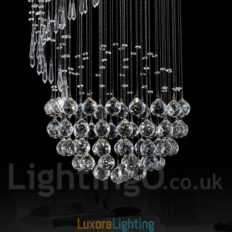 Designer Touch Decorative 6 Lights Modern Crystal Ceiling Pendant Light Indoor Chandelier Lighting Lamps Fixtures