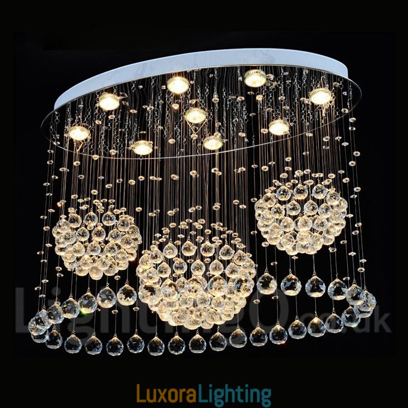 Designer Touch Decorative 9 Lights Modern Crystal Ceiling Pendant Light Indoor Chandelier Lighting Lamps Fixtures
