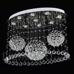 Designer Touch Decorative 9 Lights Modern Crystal Ceiling Pendant Light Indoor Chandelier Lighting Lamps Fixtures