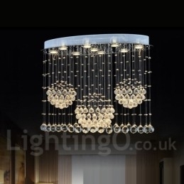 Designer Touch Decorative 9 Lights Modern Crystal Ceiling Pendant Light Indoor Chandelier Lighting Lamps Fixtures