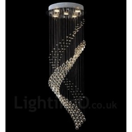 Designer Touch Decorative 5 Lights Modern Crystal Ceiling Pendant Light Indoor Chandelier Lighting Lamps Fixtures