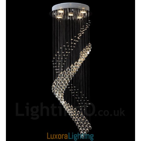 Designer Touch Decorative 5 Lights Modern Crystal Ceiling Pendant Light Indoor Chandelier Lighting Lamps Fixtures