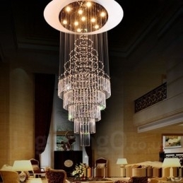 Designer Touch Decorative 10 Lights Modern Crystal Ceiling Pendant Light Indoor Chandelier Lighting Lamps Fixtures