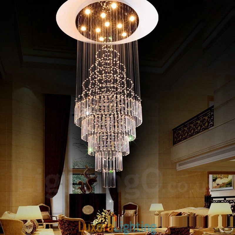 Designer Touch Decorative 10 Lights Modern Crystal Ceiling Pendant Light Indoor Chandelier Lighting Lamps Fixtures