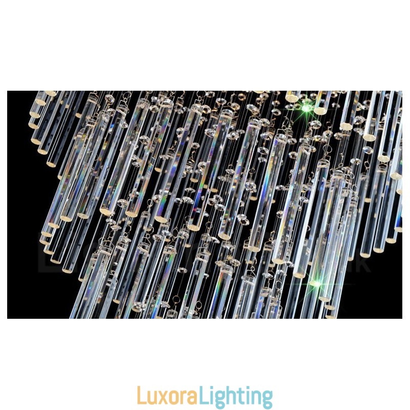 Designer Touch Decorative 10 Lights Modern Crystal Ceiling Pendant Light Indoor Chandelier Lighting Lamps Fixtures