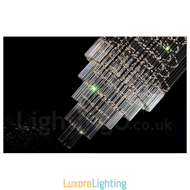 Designer Touch Decorative 10 Lights Modern Crystal Ceiling Pendant Light Indoor Chandelier Lighting Lamps Fixtures