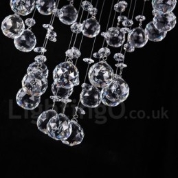 Designer Touch Decorative 5 Lights Modern Crystal Ceiling Pendant Light Indoor Chandelier Lighting Lamps Fixtures