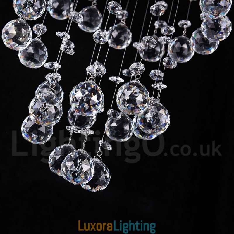 Designer Touch Decorative 5 Lights Modern Crystal Ceiling Pendant Light Indoor Chandelier Lighting Lamps Fixtures