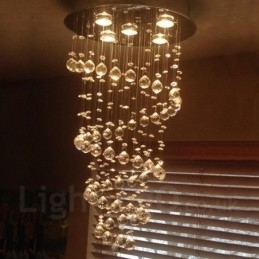 Designer Touch Decorative 5 Lights Modern Crystal Ceiling Pendant Light Indoor Chandelier Lighting Lamps Fixtures