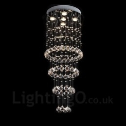 Designer Touch Decorative 5 Lights Modern Crystal Ceiling Pendant Light Indoor Chandelier Lighting Lamps Fixtures