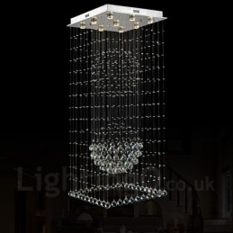 Designer Touch Decorative 9 Lights Modern Crystal Ceiling Pendant Light Indoor Chandelier Lighting Lamps Fixtures