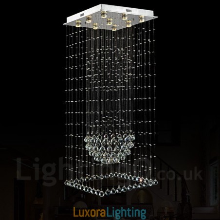Designer Touch Decorative 9 Lights Modern Crystal Ceiling Pendant Light Indoor Chandelier Lighting Lamps Fixtures
